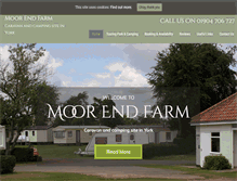 Tablet Screenshot of moor-end-farm.co.uk